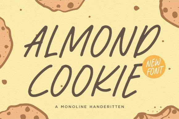 Almond Cookie: A Monoline Handwritten Font for Every Project