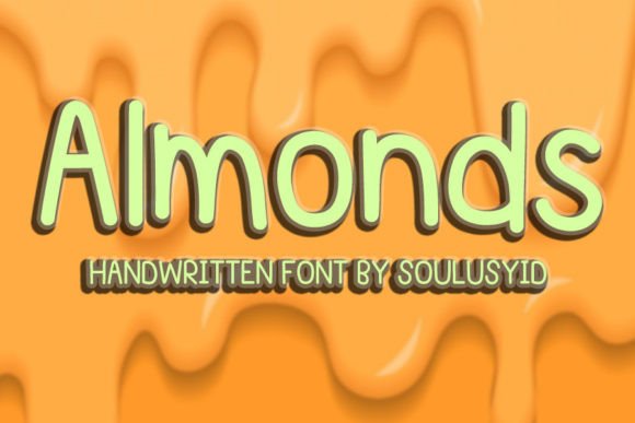 Almonds: The Handwritten Font for Authentic Design
