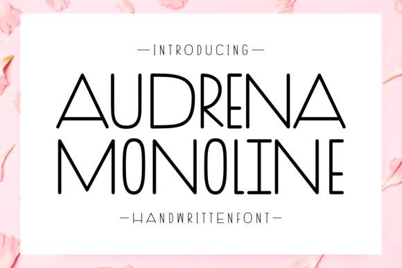 Audrena Monoline: Integrating Authentic Handwritten Style into Your Design Workflow