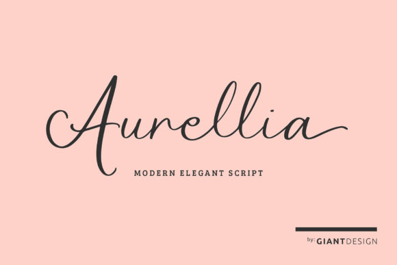Aurellia: A Script Font Balancing Elegance and Utility