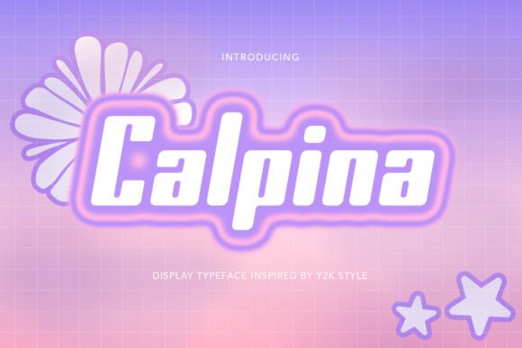 Calpina: The Modern Display Font with a Retro Edge