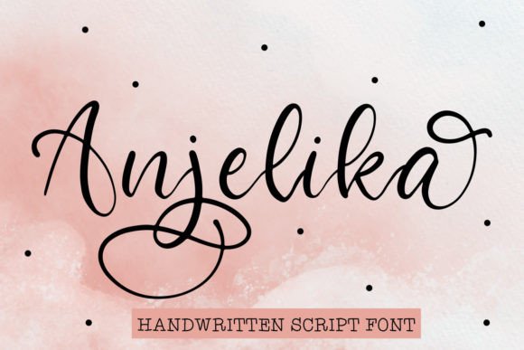 Discovering Anjelika: The Handwritten Script Font for Every Special Occasion