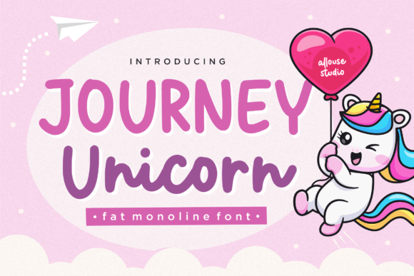 Elevate Your Visual Identity with the Journey Unicorn Font