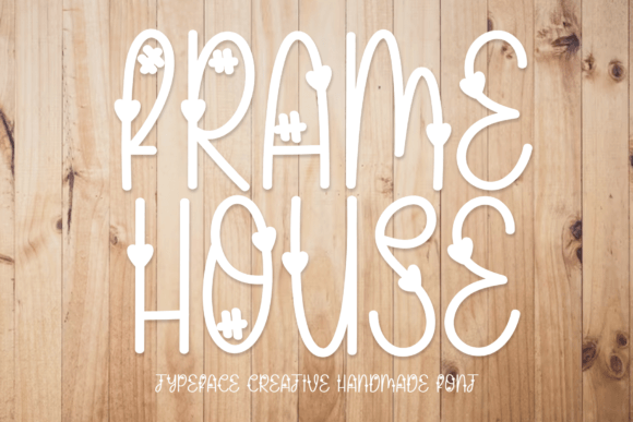 Frame House: A Sweet and Friendly Display Font for Creative Projects