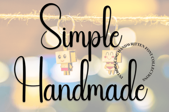 Simple Handmade: The Friendly Font for Authentic Design
