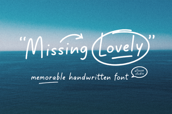 The Art of Handwritten Elegance: Discovering the Versatility of the Missing Lovely Font