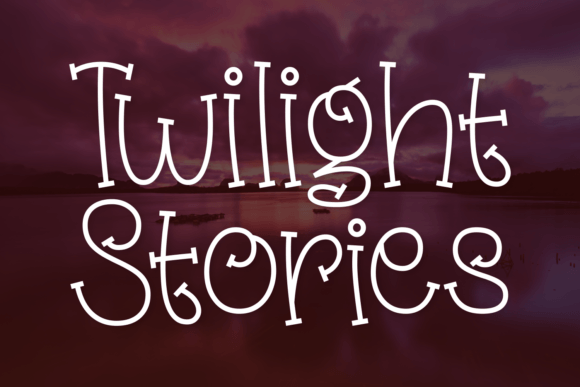 Twilight Stories: The Quirkiest Serif Font for Impactful Design